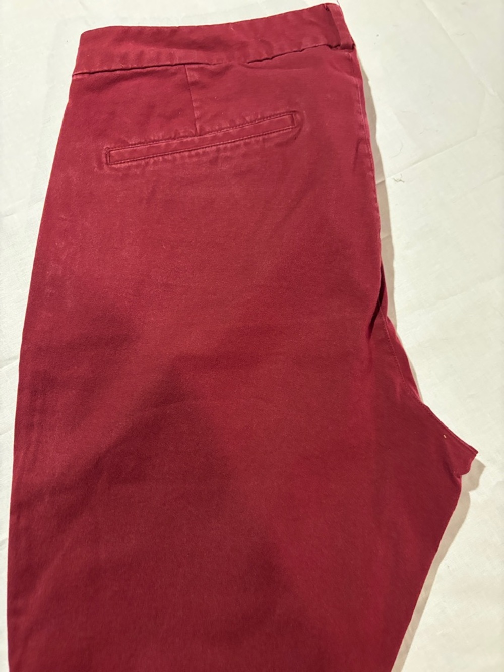 Old Navy Pixie Skinny High-Rise Pants - Burgundy - Picture 4 of 4